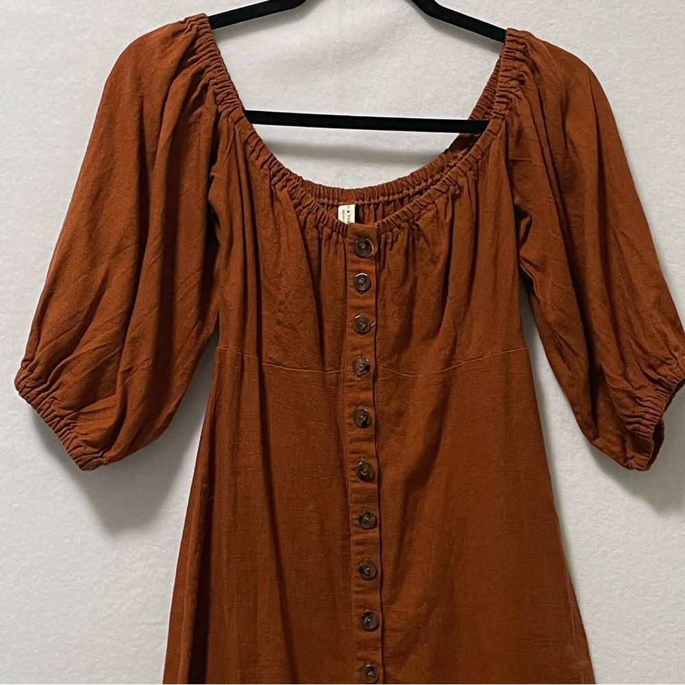 Spell & the Gypsy Rani Mini Dress  Linen - Picture 4 of 10